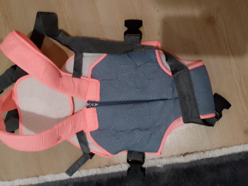 Pembe ve Gri Bebek Taşıyıcı - Görsel 2