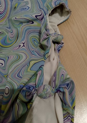 Pastel Renkli, Drapeli, Uzun Kesim Kadın Mayo dağı 36 - Görsel 2