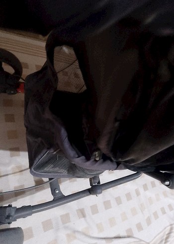 Gri Bebek Arabası Hafif ve Katlanabilir - Görsel 8