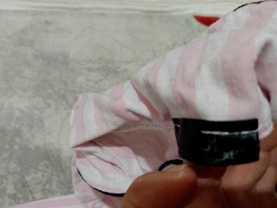 Pembe V Yaka Kadın Kumaş takım - Görsel 3