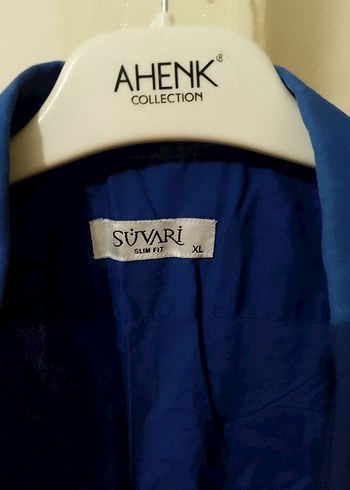 Süvari Mavi Erkek Keten Gömlek süvari xl 100 tl