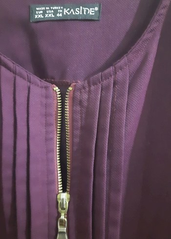 Kadın Mor Uzun Kuşaklı Trençkot - Görsel 2