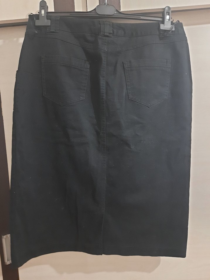 Siyah Midi Kalem Etek - Görsel 2