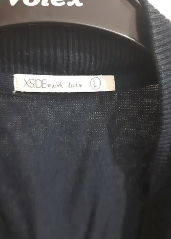 Kadın Lacivert Uzun Kollu Midi Hırka - Görsel 3