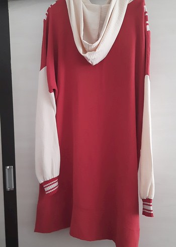 Uzun Kollu, kapşonlu Tunik - Görsel 2