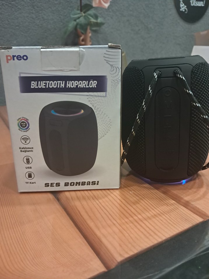 Preo Siyah Bluetooth Hoparlör - Görsel 2