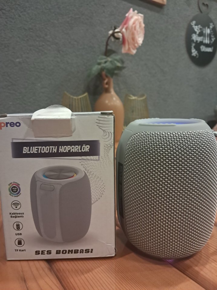 Preo Gri Bluetooth Hoparlör - Görsel 2