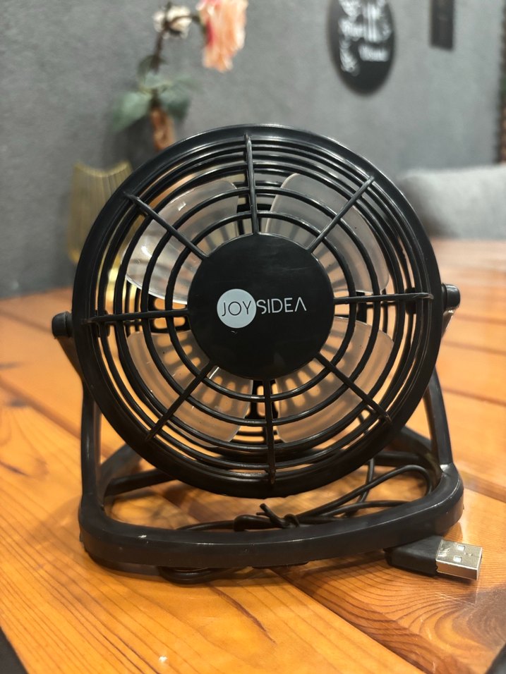 Sidea Gri Masaüstü Mini Vantilatör - Görsel 2