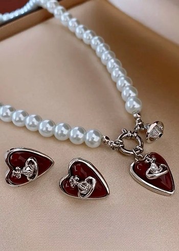 Vivienne Westwood Kolye Küpe Set