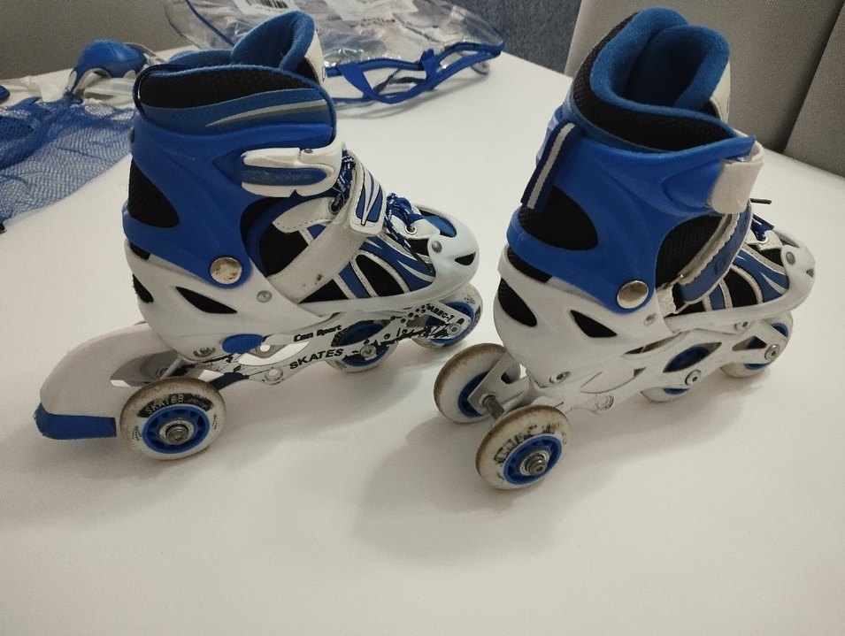 Mavi Erkek Çocuk Spor Paten ve Koruyucu Seti 30-33 numara - Görsel 2