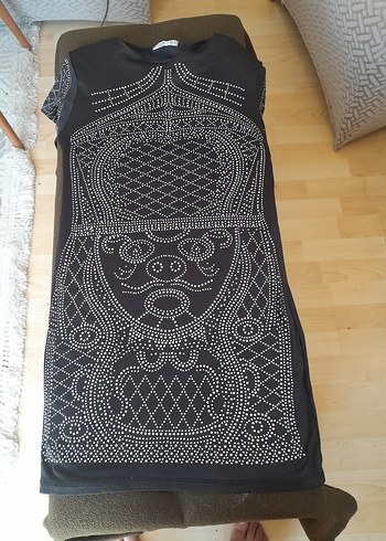 38 Beden payetli abiye mini elbise