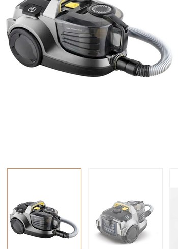 Gri Toz Torbasız Elektrikli Süpürge - Görsel 3