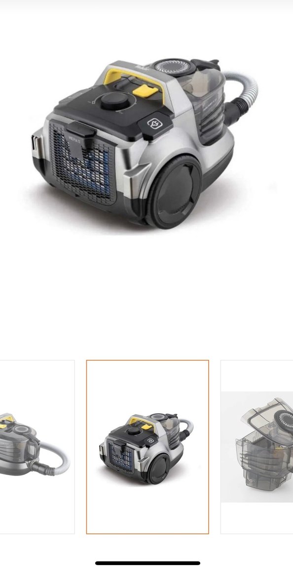 Gri Toz Torbasız Elektrikli Süpürge - Görsel 2
