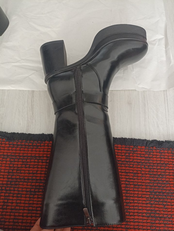 Luvi Shoes Platform Topuklu Çizme - Görsel 5