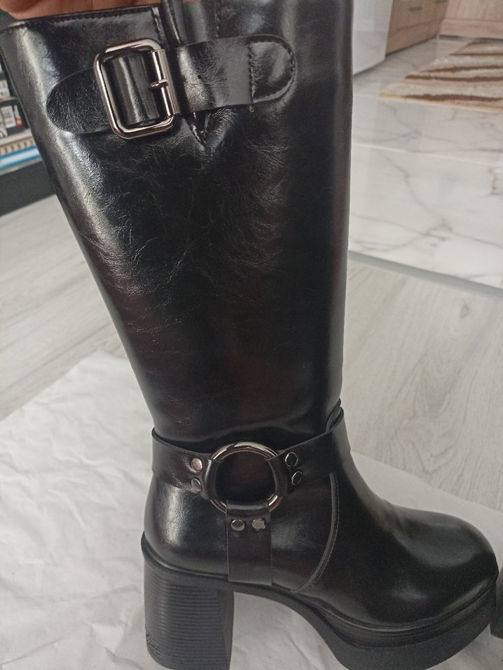 Luvi Shoes Platform Topuklu Çizme - Görsel 2