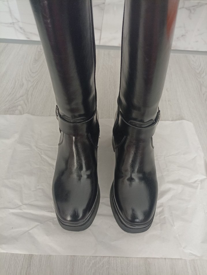 Luvi Shoes Platform Topuklu Çizme - Görsel 4