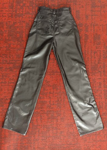 H&M Deri Pantolon - Görsel 2