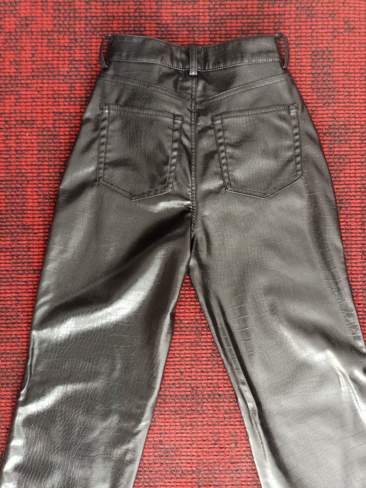 H&M Deri Pantolon - Görsel 3