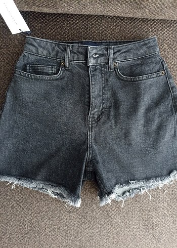 xs Beden Fit Mini Denim Şort
