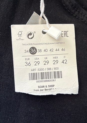 Bershka Siyah Skinny Fit Erkek Pantolon - Görsel 3