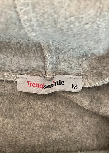 Diğer Gri Kapüşonlu Kadın Sweatshirt