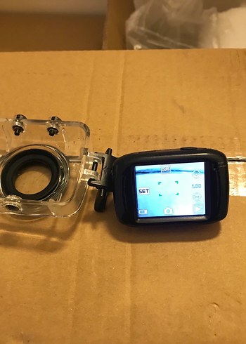 Siyah Aksiyon Kamerası Su Geçirmez Kılıfıyla - Görsel 7