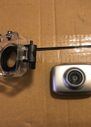 Siyah Aksiyon Kamerası Su Geçirmez Kılıfıyla - Görsel 5