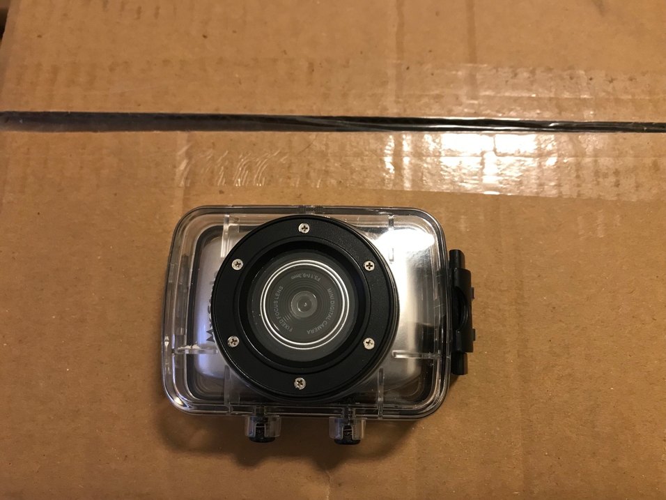 Siyah Aksiyon Kamerası Su Geçirmez Kılıfıyla - Görsel 2