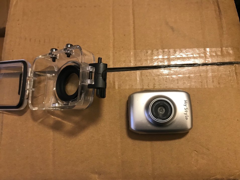 Siyah Aksiyon Kamerası Su Geçirmez Kılıfıyla - Görsel 5