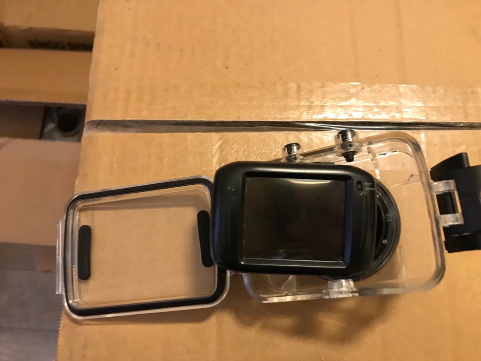 Siyah Aksiyon Kamerası Su Geçirmez Kılıfıyla - Görsel 4