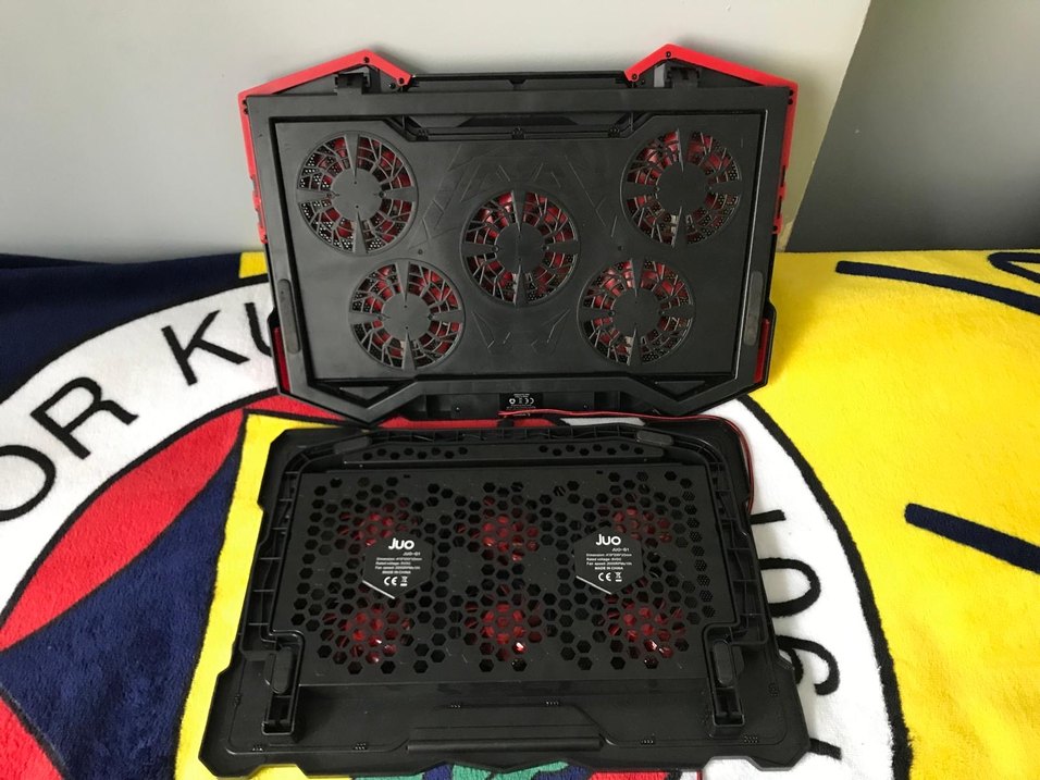 Kırmızı Işıklı Gaming Laptop Soğutucu Stand - Görsel 4