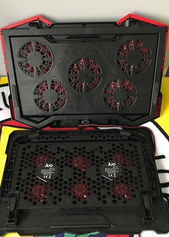 Kırmızı LED Işıklı Soğutucu Fan - Görsel 3