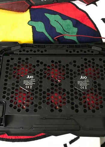 Kırmızı LED Işıklı Soğutucu Fan - Görsel 2