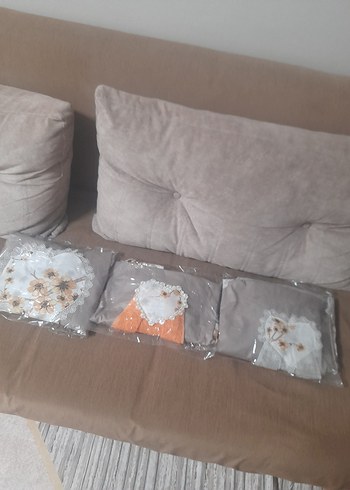 Nakışlı Bej Mutfak Önlüğü - Görsel 3