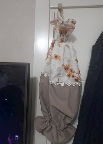 Nakışlı Bej Mutfak Önlüğü - Görsel 4