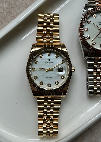  Beden beyaz Renk Rolex Model Kadın Kol Saati