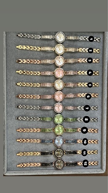 Swarovski Baget Taşlı Kadın Kol Saati