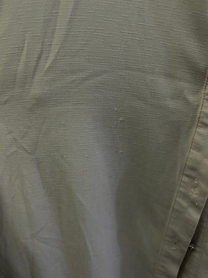 Bej Uzun Kollu Keten Tunik - Görsel 5