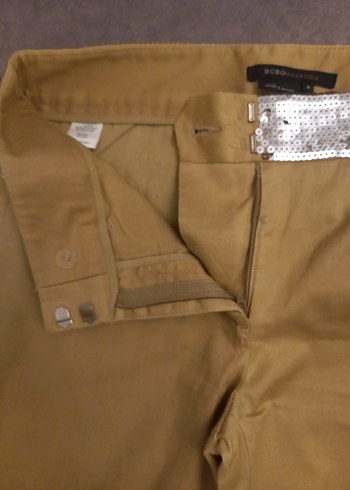 38 Beden camel Renk BCWG MAXAZRIA Kumaş Pantolon
