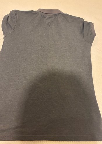 Gri Düğmeli Lacoste Polo Tişört - Görsel 6