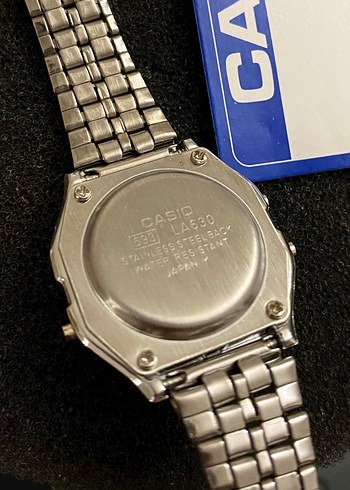  Beden beyaz Renk Casio LA630 Vintage