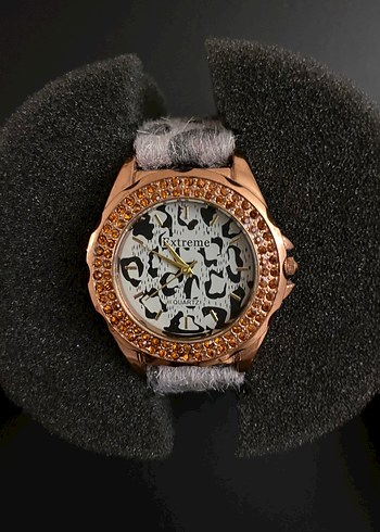 Orijinal Leopar Desenli Saat Bayan - Görsel 4