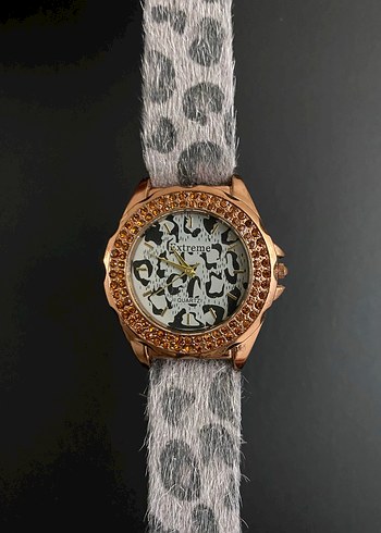 Orijinal Leopar Desenli Saat Bayan - Görsel 2