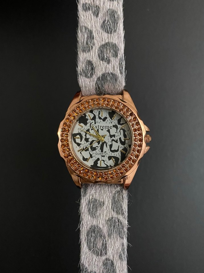 Orijinal Leopar Desenli Saat Bayan - Görsel 2