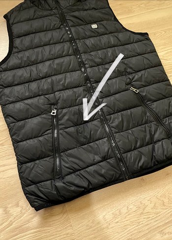 Orijinal Jack & Jones Şişme Yelek Siyah - Görsel 8