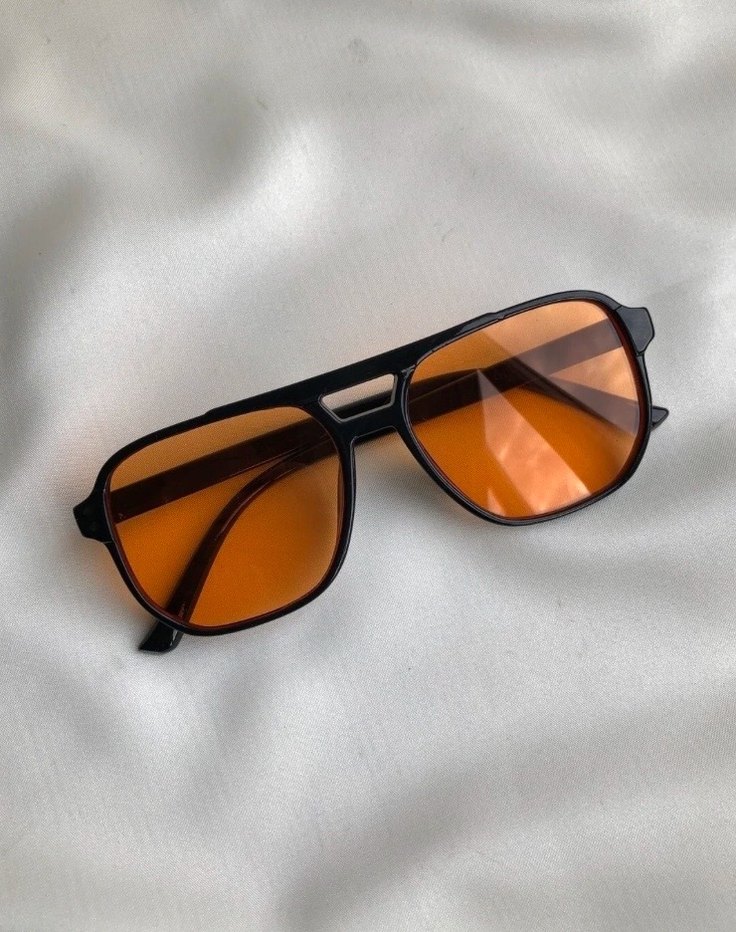 Orijinal Turuncu Gözlük UV Filtreli - Görsel 2