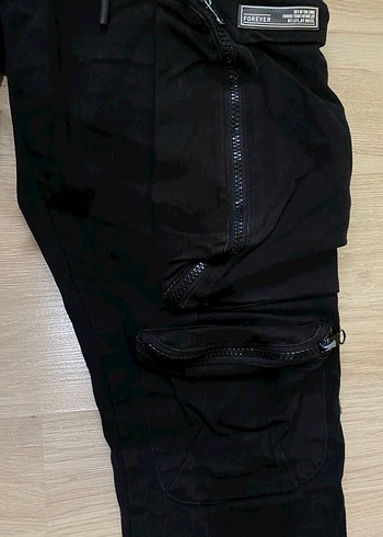 Orijinal Erkek Pantolon Siyah Jogger - Görsel 3