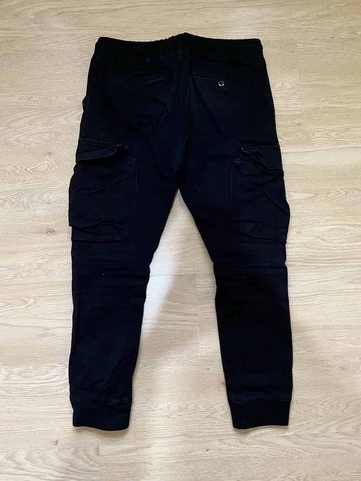 Orijinal Erkek Pantolon Siyah Jogger - Görsel 2