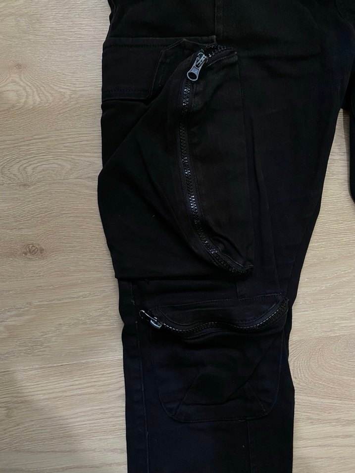 Orijinal Erkek Pantolon Siyah Jogger - Görsel 4