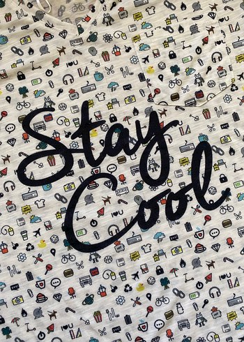 Orijinal Koton Pamuklu T-Shirt - Görsel 2